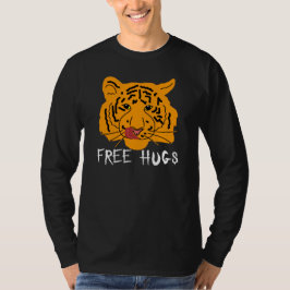 Tiger - Free Hugs Dark T-Shirt