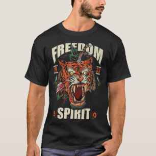 Tiger Freedom Spirit Tattotiger Tiger T-Shirt