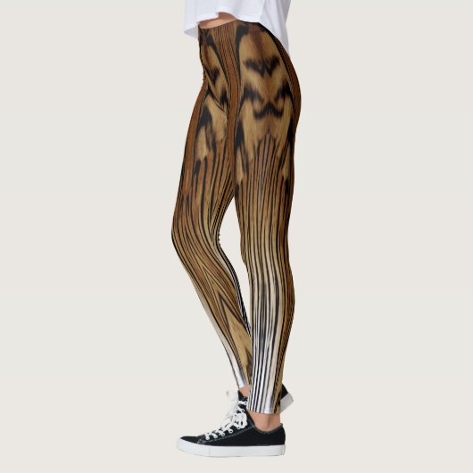 Tiger Fur Abstract Design Leggings (Links)