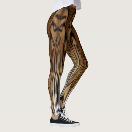 Tiger Fur Abstract Design Leggings (Rechts)