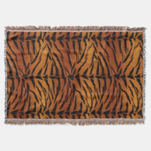 Tiger Fur Decke (Vorderseite)
