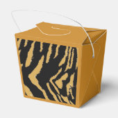 Tiger Fur Muster Geschenkschachtel (Rückseite)
