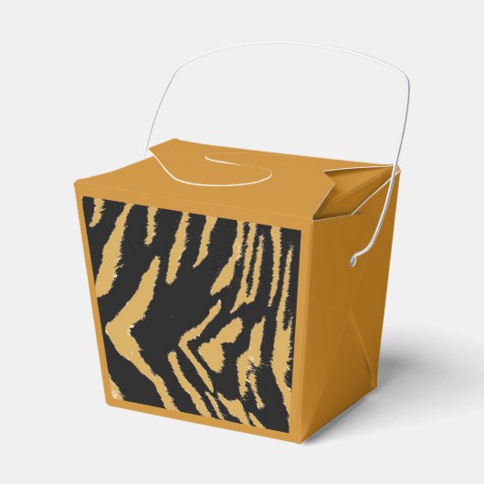 Tiger Fur Muster Geschenkschachtel (Vorderseite)
