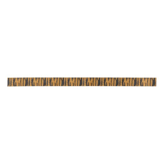 Tiger Fur Satinband (Vorderseite)