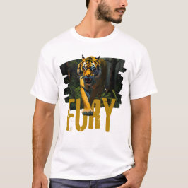 Tiger Fury - Wild Jungle Power Graphic T-Shirt