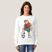 Tiger-Fußball-Fußball Sweatshirt (Vorne ganz)