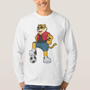 Tiger-Fußball-Fußball T-Shirt