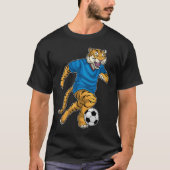 Tiger-Fußball-Fußball T-Shirt (Vorderseite)