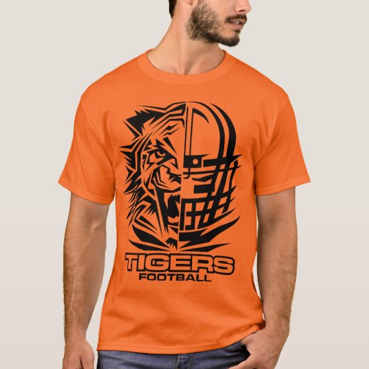Tiger-Fußball T-Shirt (Vorderseite)
