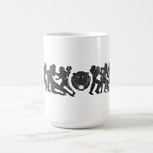 Tiger-Fußball-Tasse Kaffeetasse (Mittel)