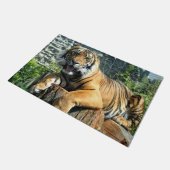 Tiger Fußmatte (Schrägansicht)