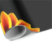 Tiger Gazania Wrapping Paper Geschenkpapier (Rolleneckpunkt)