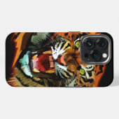 Tiger Gebrüll iPhone Hülle (Rückseite (Horizontal))