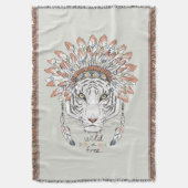 Tiger-gebürtiger Ureinwohner-Leiter Decke (Vorderseite Vertikal)