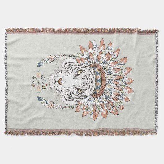 Tiger-gebürtiger Ureinwohner-Leiter Decke (Vorderseite)