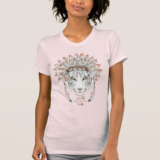 Tiger-gebürtiger Ureinwohner-Leiter T-Shirt (Vorderseite)