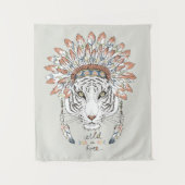 Tiger-gebürtiger Ureinwohner-Leiter Wandteppich (Vorderseite)