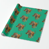 Tiger-Geburtstag Geschenkpapier (Ungerollt)