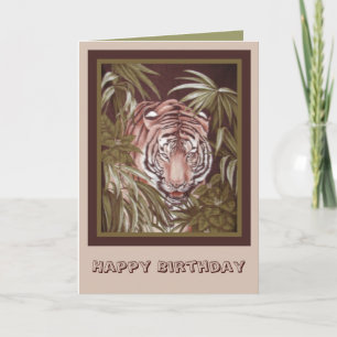 Tiger Geburtstag Karte