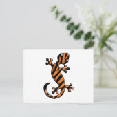 Tiger Gecko Postkarte (Stehend Vorderseite)