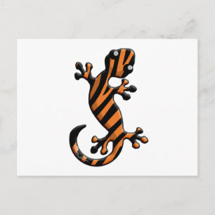 Tiger Gecko Postkarte