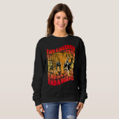 TIGER GEFÄHRDETE KREATUR SWEATSHIRT (Vorne ganz)