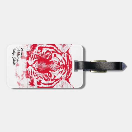 Tiger-Gefecht Nah 4 Gepäckanhänger (Rückseite horizontal)