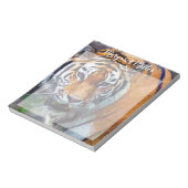 Tiger-Gemälde Notizblock (Rotiert)