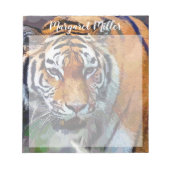 Tiger-Gemälde Notizblock (Vorderseite)