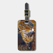 Tiger Gepäckanhänger (Vorderseite vertikal)