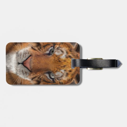 Tiger Gepäckanhänger (Rückseite horizontal)