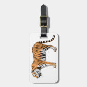 Tiger Gepäckanhänger (Vorderseite vertikal)