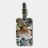 Tiger-Gepäckmarke Gepäckanhänger (Vorderseite vertikal)