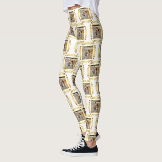 Tiger Gerahmt Leggings (Links)