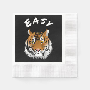 Tiger-Geschenk Leichte Tiger beruhigen leichten T Serviette