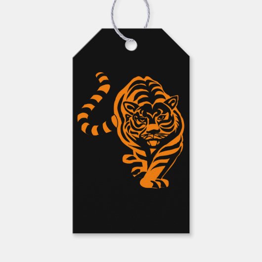 Tiger Geschenkanhänger (Vorderseite)