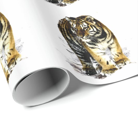 Tiger Geschenkpapier (Rolleneckpunkt)