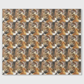 Tiger Geschenkpapier (Flach)