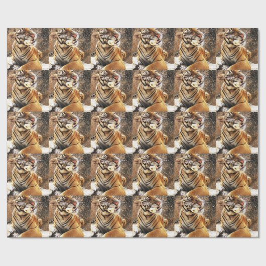 Tiger Geschenkpapier (Flach)