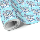 Tiger Geschenkpapier (Rolleneckpunkt)