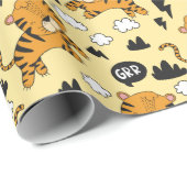 Tiger Geschenkpapier (Rolleneckpunkt)