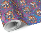 Tiger Geschenkpapier (Rolleneckpunkt)