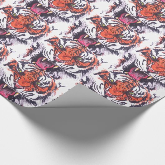 TIGER GESCHENKPAPIER (Ecke)