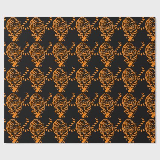 Tiger Geschenkpapier (Flach)