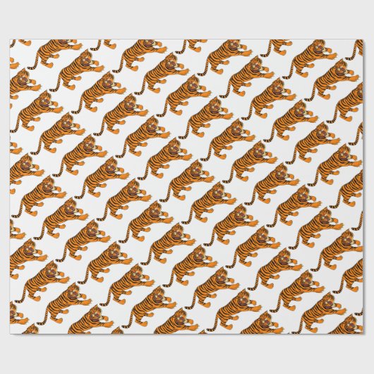 Tiger Geschenkpapier (Flach)