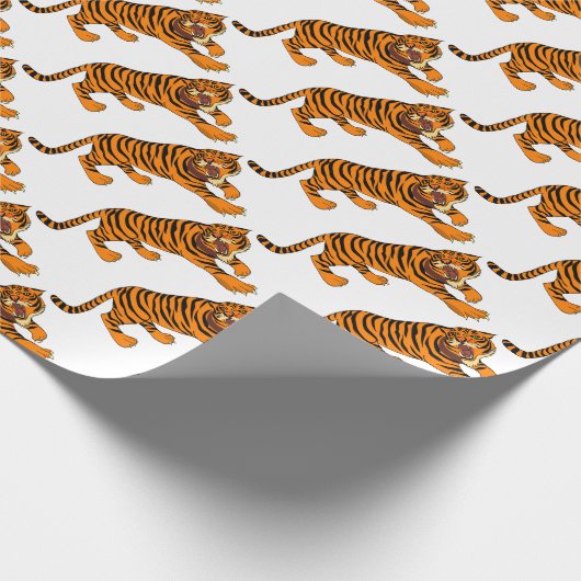 Tiger Geschenkpapier (Ecke)