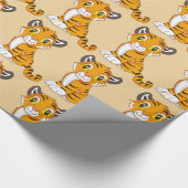Tiger-Geschenkpapier Geschenkpapier (Ecke)
