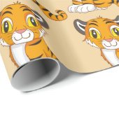 Tiger-Geschenkpapier Geschenkpapier (Rolleneckpunkt)
