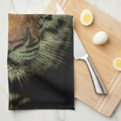 Tiger Geschirrtuch (Viertel Falte)