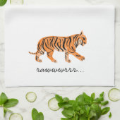 Tiger Geschirrtuch (Gefaltet)